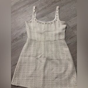 Junior tweed mini dress